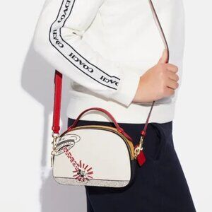 Coach Mickey Mouse X Keith Haring Serena Satchel